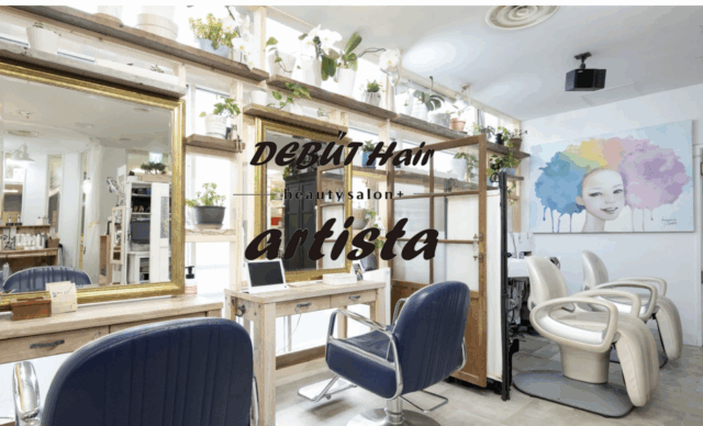 画像:DeBut hair artista
